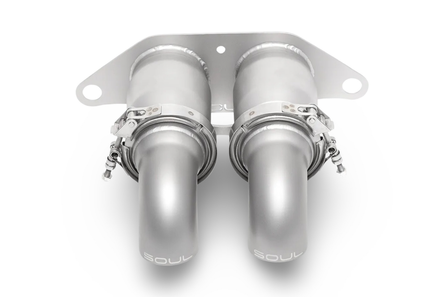 Porsche 991 GT3 / GT3 RS SOUL Bolt-On Resonated Turn Down Exhaust Tips