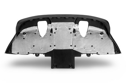 Silver Rocket Rear Diffuser Carbon Fiber Porsche 718 GT4RS