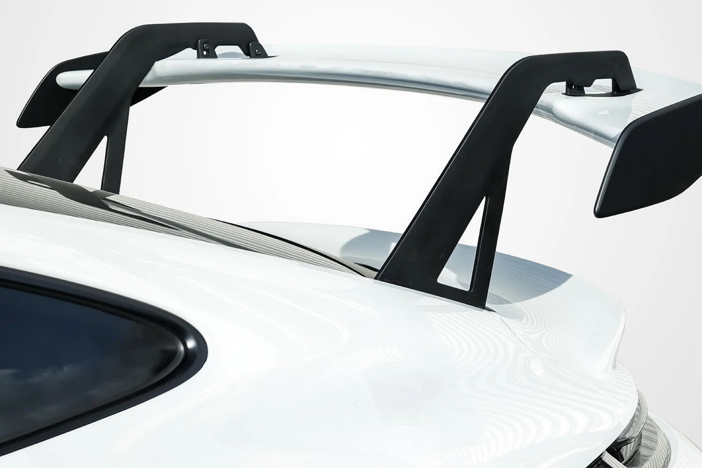 Porsche 992 GT3 Wing Risers Silver Rocket