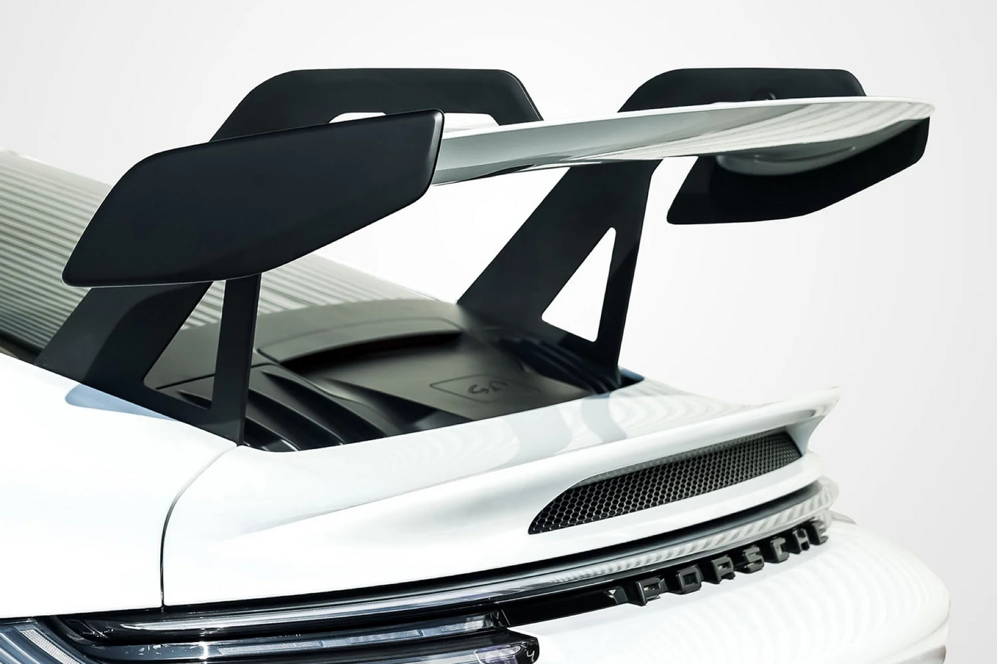 Porsche 992 GT3 Wing Risers Silver Rocket