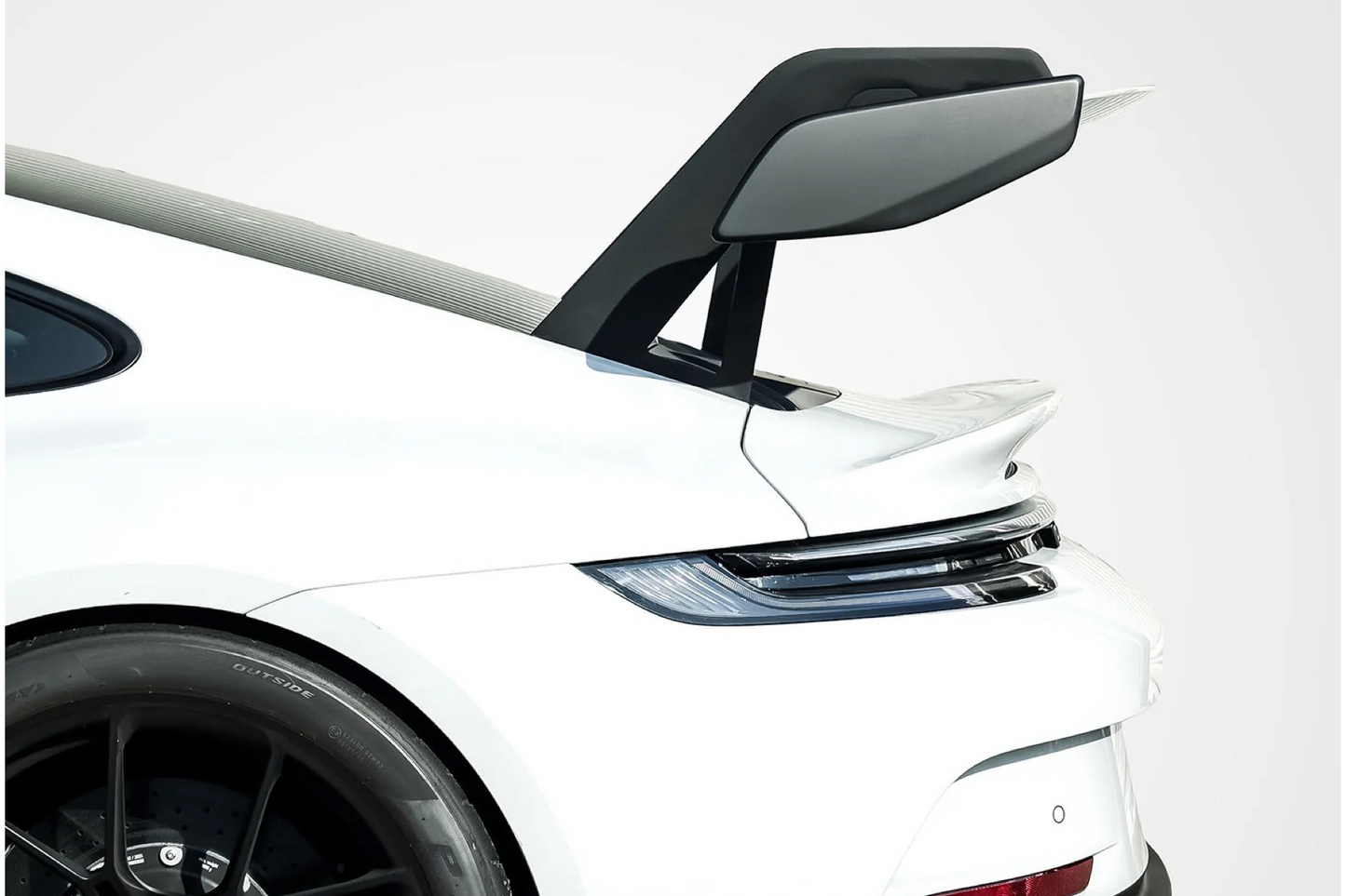 Porsche 992 GT3 Wing Risers Silver Rocket
