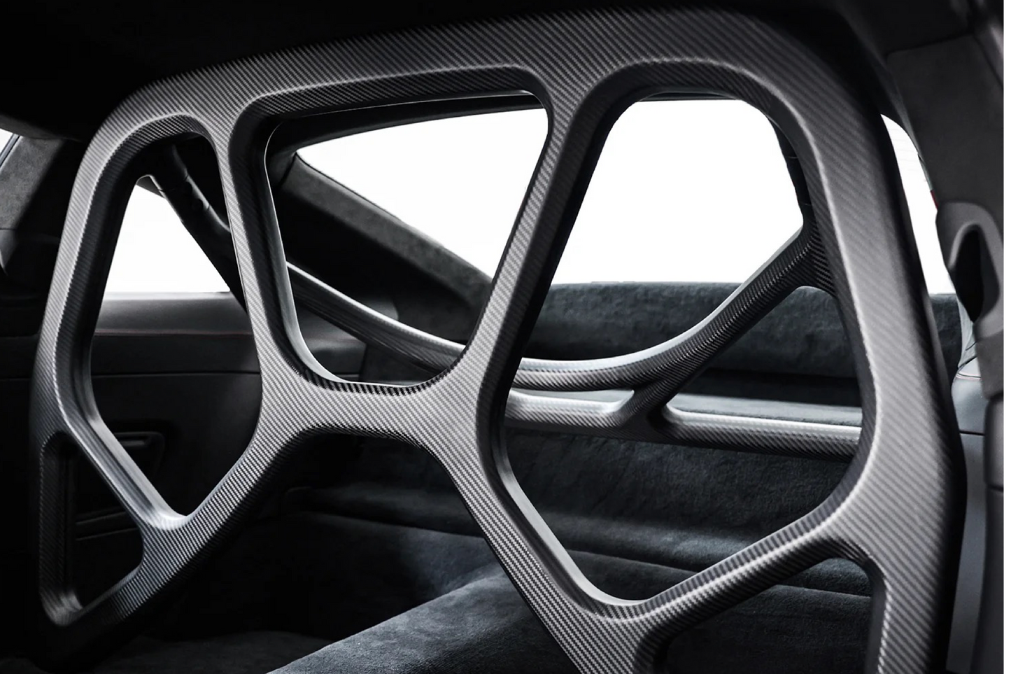 Porsche 992 GT3 GT3RS Dry Carbon Fiber Roll Cage Silver Rocket